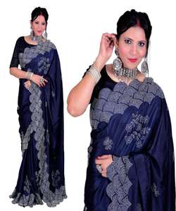 โสร่งที่สวยงามอย่างน่าทึ่งประดับด้วยงานปักที่หนักหน่วงและลวดลายเรนโกลีที่ประณีตผลิตจากเครื่องแต่งกายวิชิตราคุณภาพระดับพรีเมียม - Product Image 5