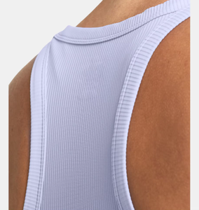 Camiseta sin mangas sin costuras con cuello de barco para mujer Y2k personalizada, camiseta sin mangas de tela de punto deportiva informal, chaleco de verano para mujer, venta al por mayor - Product Image 6