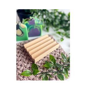 Bathroom <b>Accessory</b> Natural wood Soap Tray <b>Shower</b> Soap Tray Stand Soap Holder single piece - Product Image 5