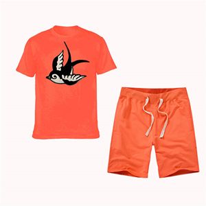 Nouvelle chemise de sport pour homme, couleur unie, survêtement décontracté, vêtements d'été, Streetwear, short masculin, ensembles deux pièces pour homme, 2023 - Product Image 4