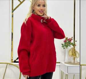 Chaqueta de manga larga con cierre frontal liso para mujer, abrigo de trabajo de oficina transpirable con cuello de etiqueta, gabardina de invierno recubierta de tinte liso XS para mujer - Product Image 4