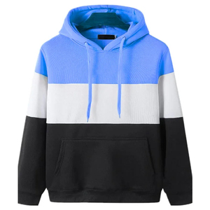 Men Winter Hoodie Sweatshirt Polyester/Cotton Knitted Breathable Eco-Friendly Long Sleeve Pullover Regular Fit Pocket - Product Image 3