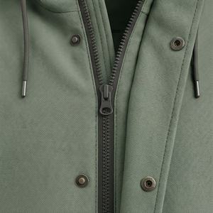 Nouvelle veste parka classique à capuche pour homme confortable 2025, parka personnalisable de qualité supérieure - Product Image 4