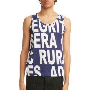New Design Letter Sublimation printed <b>Men</b> <b>Tank</b> <b>Top</b> Custom Made Vest Singlets Pakistan Supplier Customized Sports <b>Men</b> Tanktop - Product Image 1
