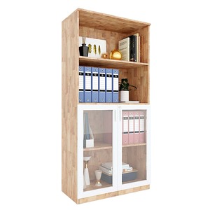 Minimilist Freestanding Glass Door Filing <b>Cabinet</b> 80x40x166cm for Office/Workshop-THS68039 - Product Image 2
