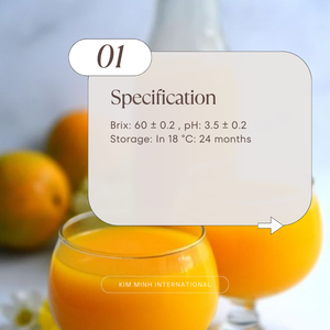 Concentré de mangue Kim Minh International Purée sans sucre Le meilleur jus de fruits du Vietnam emballé en vrac avec calamansi - Product Image 3