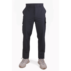 Pantalones Tácticos Negros de Alta Calidad, 100% Algodón, Cómodos, Flexibles, Corte Regular, Estilo Casual, Cintura Media, Lavado Oscuro, Suministro al por Mayor - Product Image 1