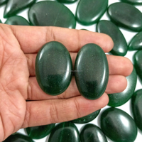 Lot de cabochons en aventurine verte naturelle, pierres précieuses en vrac pour la fabrication de bijoux, Radha Arts