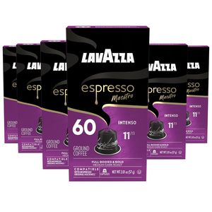 Capsules Lavazza Deciso Espresso Dark Roast compatibles avec les machines Nespresso Original, 10 unités (lot de 6) - Product Image 1
