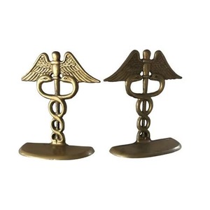 Luxury <b>Gold</b> Finish Pineapple Bookends Set Of 2 For Stylish Home Office And Bookshelf Decoration Accent Handcrafted From India - Product Image 1