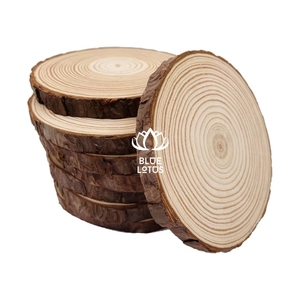 Sous-verres en bois de haute qualité pour l'exportation, emballages de vente au détail et coffrets cadeaux de vacances, qualité artisanale et couleur naturelle cohérente - Product Image 1