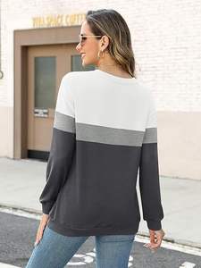 Sweatshirts à demi-fermeture éclair personnalisés pour femmes avec logo à l'avant Vêtements Sweat-shirts à demi-fermeture éclair - Product Image 4