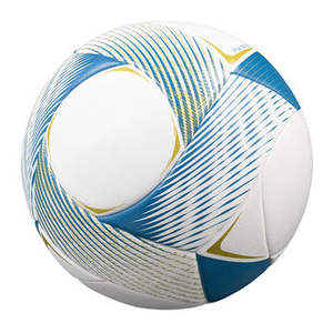Ballon de football de taille 5 Ballon cousu à la machine en cuir PU pour l'entraînement des sports d'intérieur en plein air Conception durable - Product Image 1