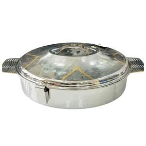 Servidor de Comida Caliente de Acero Inoxidable de Alta Calidad con un Hermoso Diseño Impreso, Ideal para Compartir y Cuidar - Product Image 2