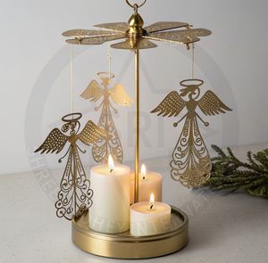 Majestuosa temporada festiva colección de decoraciones navideñas adornos de velas elegantes para decoración del hogar - Product Image 1