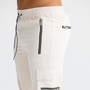 Pantalon de jogging unisexe personnalisé de haute qualité en molleton 360 g/m² brodé, écologique, respirant, avec cordon de serrage, 80 % coton - Product Image 4