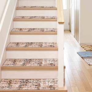 Tapis ethnique imprimé : Tapis d'escalier moderne personnalisé au design Kilim minimaliste, Gobelin - Product Image 4