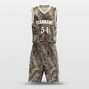 Vente en gros de vêtements de basket-ball ensemble de chemise de basket-ball d'équipe réversible pour hommes uniforme de maillot personnalisé de vêtements de basket-ball uniforme - Product Image 3