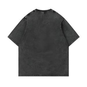 Camiseta Extra Grande de Estilo Vintage Lavada para Hombre y Mujer, Algodón Grueso, Estilo Urbano, Camiseta Lisa Minimalista, Ropa Casual Diaria - Product Image 3