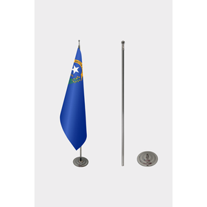 Bandera Personalizada de Nevada de 3x5 pies para Interiores, Impresión Digital en Nailon con Asta de Aluminio para Seguros de Automóviles y Educación - Product Image 2
