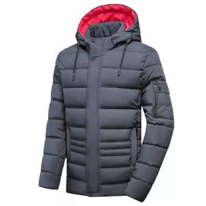 Manteaux rembourrés de grande taille pour hommes, veste à capuche à bulles, veste d'hiver chaude pour hommes - Product Image 6