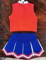 Ensemble de costumes de pom-pom girl personnalisable design OEM avec costume de danse strass avec logo personnalisé