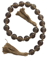 Guirlande de perles en résine faite à la main de haute qualité, classique, premium, pour décoration de table intérieure, 32 pouces, couleur personnalisable, Noël