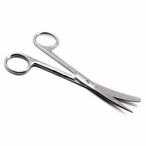 Instruments chirurgicaux de base de sécurité de puissance manuelle de pansement médical de ciseaux d'opération d'acier inoxydable japonais personnalisable - Product Image 1