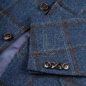 Blazer de Hombre Más Vendido, Cuello en V, Corte Entallado, Tacto Suave, Diseño Personalizado, Talla Personalizada, Transpirable, Algodón/Poliéster, Logotipo Personalizado - Product Image 4