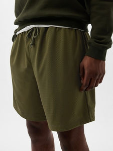 Pantalones cortos de malla de verano de lujo para hombre, ropa de gimnasio de baloncesto de secado rápido, pantalones cortos atléticos para correr, pantalones cortos de entrenamiento con cintura elástica - Product Image 3