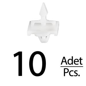 Clip de fixation du panneau inférieur du garde-boue avant pour Mercedes Classe E W124 W123 W201 - 10 pièces - Product Image 1