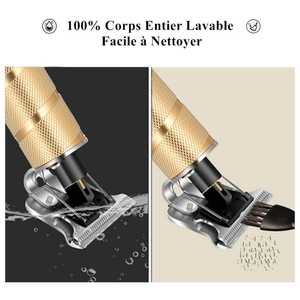 Set de Recortadora de Pelo Eléctrica Inalámbrica USB, Kit de Peluquería Fácil de Usar en Casa con Fuente de Alimentación por Batería para Cortar el Pelo Facial - Product Image 5