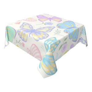 ผ้าปูโต๊ะแบบปักลายดอกไม้ผ้าฝ้ายแท้100% พร้อมโลโก้ออกแบบได้ตามต้องการ - Product Image 4