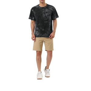 Nouveau design d'été T-shirt imprimé tie-dye à col rond et à manches courtes pour hommes, taille ample exportée du Bangladesh - Product Image 5