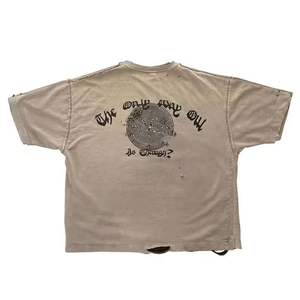 Camiseta holgada estampada para hombre, 100% algodón, camisetas de verano de gran tamaño Vintage personalizadas para hombre, parche desgastado Embordiry - Product Image 2