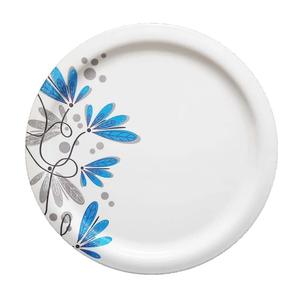 Serveur de nourriture décoratif gravé à la main Casseroles rondes de 13 pouces Plat de service - Product Image 5