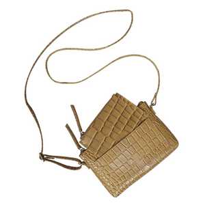 Premium Vintage Bohème Croc En Relief Poli En Cuir Véritable Sac À Bandoulière Gland Décoration Top Fournisseur Indien Fabricant - Product Image 4