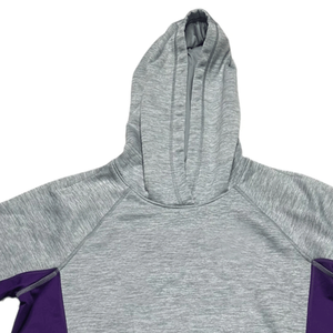 Women's Classic Grey & Navy Fleece <b>Pullover</b> Hoodie Breathable Cotton Blend Classic <b>Pullover</b> Hooded Sweatshirt Streetwear <b>Jumper</b> - Product Image 3