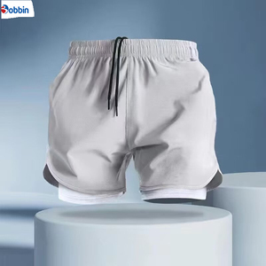 Shorts de sport 2 en 1 avec doublure plus longue, shorts personnalisés pour hommes, shorts de course pour hommes, shorts d'entraînement en plein air, shorts de yoga - Product Image 6