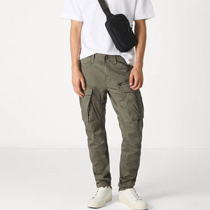 Pantalon cargo baggy pour homme avec logo personnalisé, pantalon cargo décontracté de haute qualité pour homme, coupe slim, pantalon de sport, vente en gros personnalisée - Product Image 4