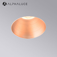 Plafonnier LED COB encastrable rond sans cadre en aluminium CRI 90 pour l'Australie