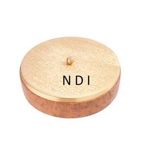 Couvercle de couvercle imprimé en émail Chapati Pot de service Casserole Serveur Plats Vente chaude Cuisine Restauration Utilisation Pot de nourriture - Product Image 6