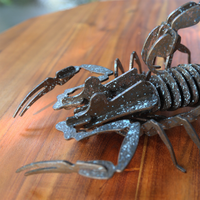 Scorpion Vietnam Films Métalliques de Luxe en Résine PC, Décoration Murale au Design Moderne, Papier Peint Décoratif Élégant pour Salon, Canapé et Décoration Intérieure