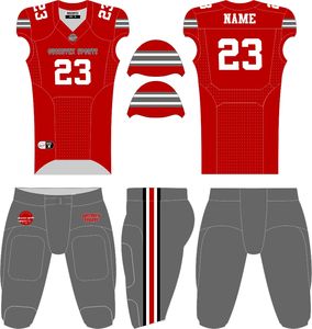 Ropa de fútbol americano de talla grande personalizada, uniformes de fútbol con bandera de moda de los mejores fabricantes de camisetas de fútbol, envío directo disponible - Product Image 1