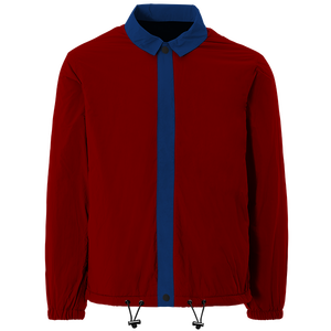 แจ็คเก็ตโค้ชแบบสวมหัวแบบมีซิปครึ่งตัวสำหรับทุกเพศเสื้อกันลมคอตั้งแบบกำหนดเองสำหรับฤดูใบไม้ผลิรูปแบบล่าสุด - Product Image 1