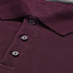 Mezcla de algodón de primera calidad y ajuste relajado para uso diario Polo elegante con cuello de botón y tela suave - Product Image 6