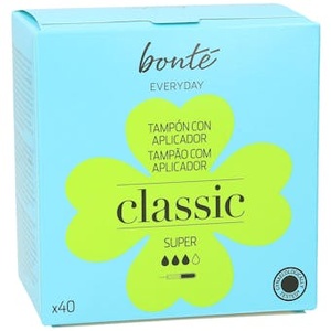 ผ้าอนามัยแบบสอด บอนท์ พลัส พร้อมที่สอดแบบคลาสสิค บรรจุ 40 ชิ้น/กล่อง - Product Image 1