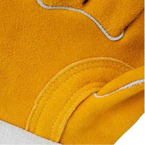 OEM amarillo soldadura Tig soldador guantes palo soldador guantes resistente Premium argón soldadura guantes - Product Image 3