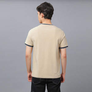 OEM/ODM Vente en gros T-shirt pour homme surdimensionné personnalisé en coton/fibre de bambou, vierge, unisexe, écologique, 300 g/m², haute qualité, logo imprimé - Product Image 2