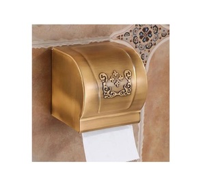 Soportes de papel de latón de estilo antiguo de alta calificación con diseños intrincados, perfectos para agregar encanto a cualquier Baño - Product Image 3